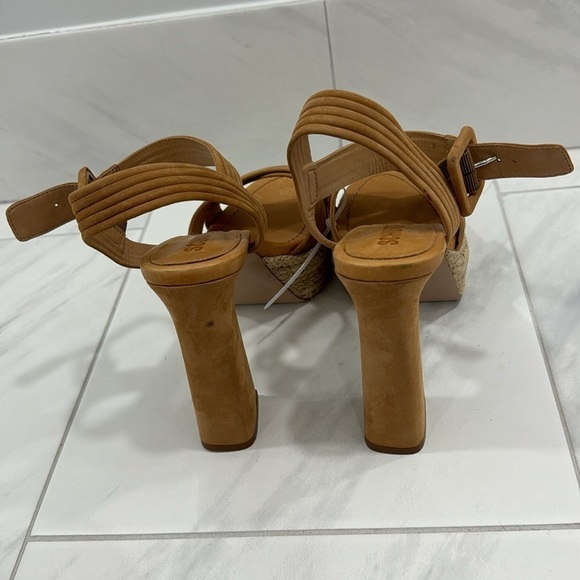 Schutz Blisse Platform Nubuck Sandal - Size 8.5 - Picture 4 of 16